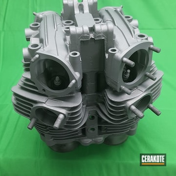 Yamaha Engine Cerakoted Using Tungsten