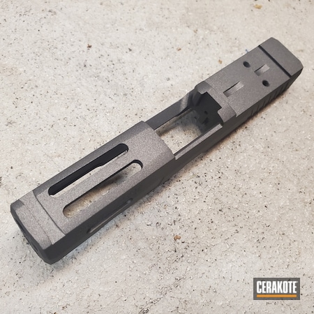 Powder Coating: Custom Slide,S.H.O.T,Sig Sauer,Sig Sauer 320,9mm Luger,P320,Tungsten H-237,3 Gun