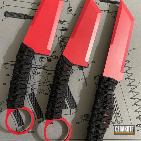 Powder Coating: Custom Knives,Knives,S.H.O.T,Knife,FIRE  E-310