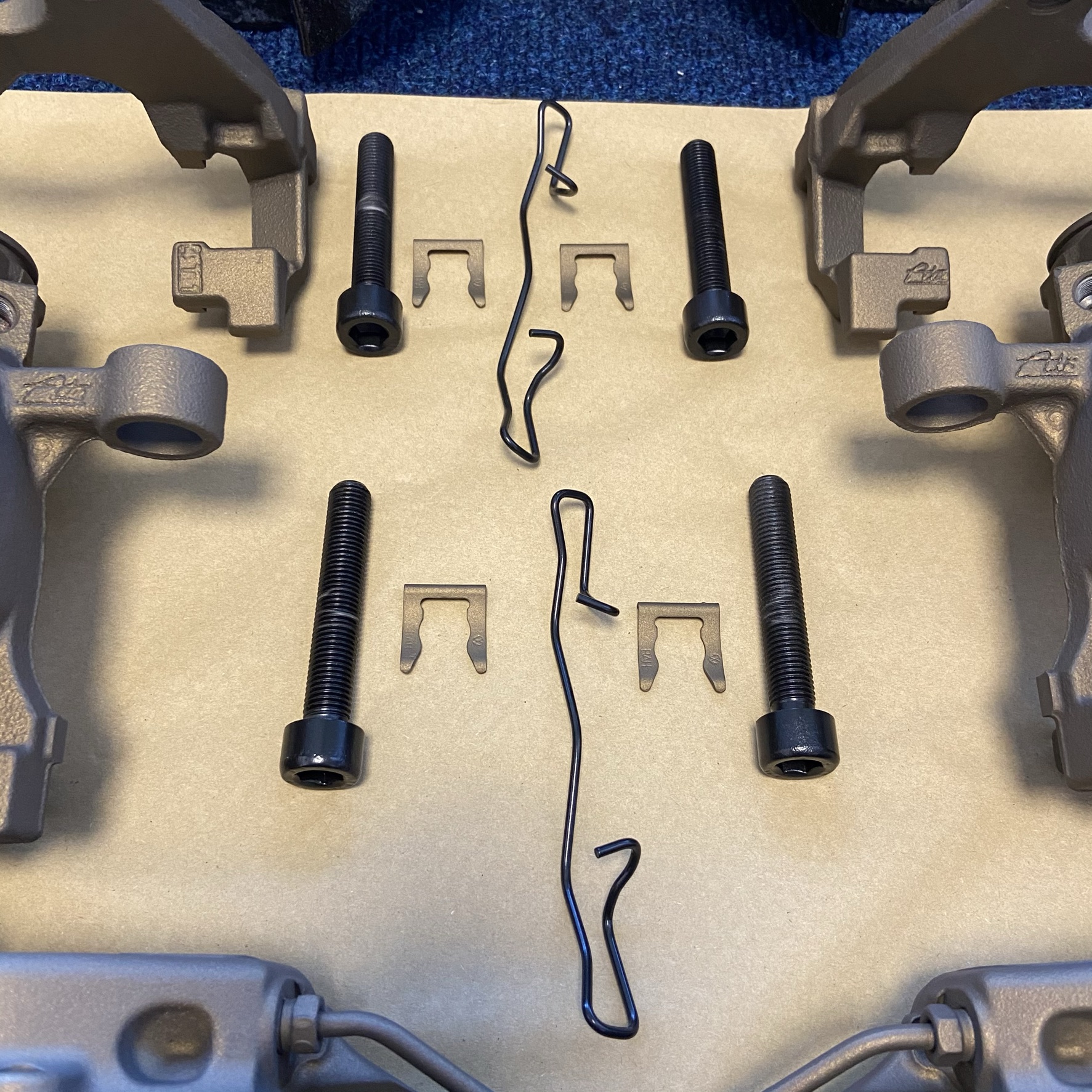 VW Golf R Calipers Cerakoted using Burnt Bronze | Cerakote