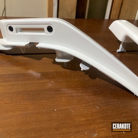 Powder Coating: Stormtrooper White H-297,Automotive,HIGH GLOSS CERAMIC CLEAR MC-160,Ford