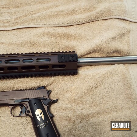 Powder Coating: BARRETT® BROWN H-269,AR Rifle,Pistol,Spartan,.223 Wylde,Rock River Arms