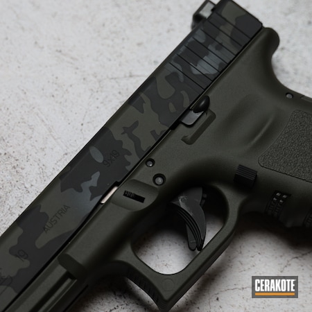Powder Coating: 9mm,Graphite Black H-146,S.H.O.T,Pistol,MIL SPEC GREEN  H-264,Glock 19,MultiCam,Sniper Grey H-234,Custom Camo
