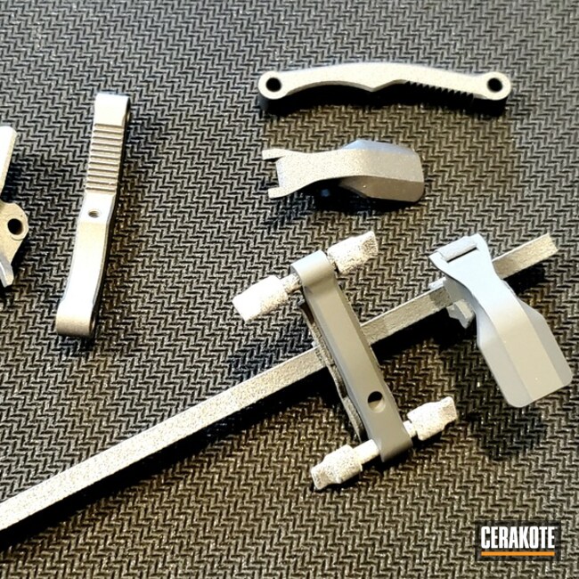 Prosthetics Parts Cerakoted Using Stainless, Concrete And Tungsten