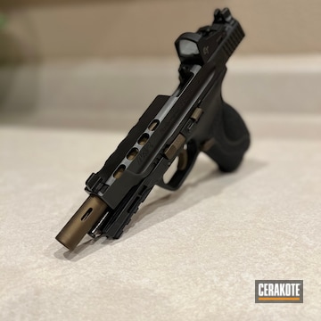 Smith & Wesson M&p9 Cerakoted Using Burnt Bronze