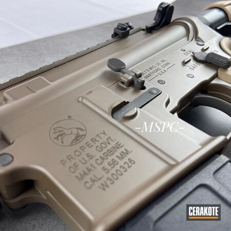 Powder Coating: Chocolate Brown H-258,AR Rifle,S.H.O.T,M4 Carbine,AR15 Builders Kit