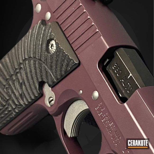 Sig Sauer P238 Cerakoted Using Rebel And Carbon Grey