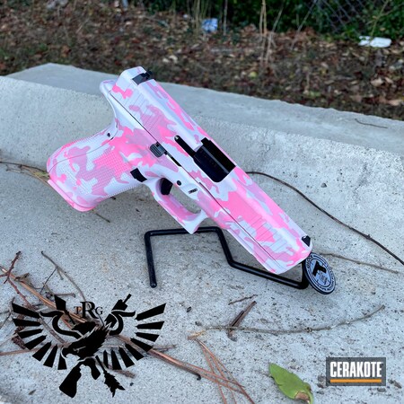 Powder Coating: 9mm,Glock,Bazooka Pink H-244,PINK CHAMPAGNE H-311,S.H.O.T,Pistol,PINK SHERBET H-328,Glock 19