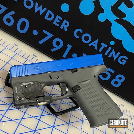 Powder Coating: Glock,NRA Blue H-171,Thin Blue Line,S.H.O.T,Pistol,Custom Glock