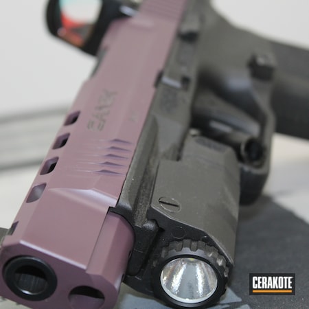 Powder Coating: 9mm,Graphite Black C-102,tp9sfx,S.H.O.T,REBEL - DISCONTINUED  E-320,Pistol,Color Fill,Canik,9mm Luger,#custom,Handgun