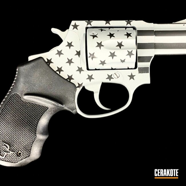 Cerakoted Custom Revolver In H-255 And H-190
