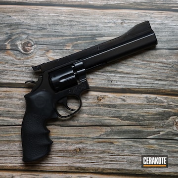 Cerakoted Revolver In H-146