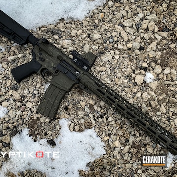 Cerakoted Ar Build With Demascus In H-232