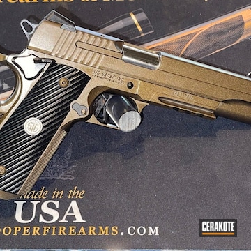 Cerakoted Sig 1911 In C-7600 And H-294