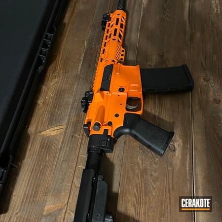 Powder Coating: Hunter Orange H-128,S.H.O.T,.223,Custom AR,.223 Wylde,AR Build