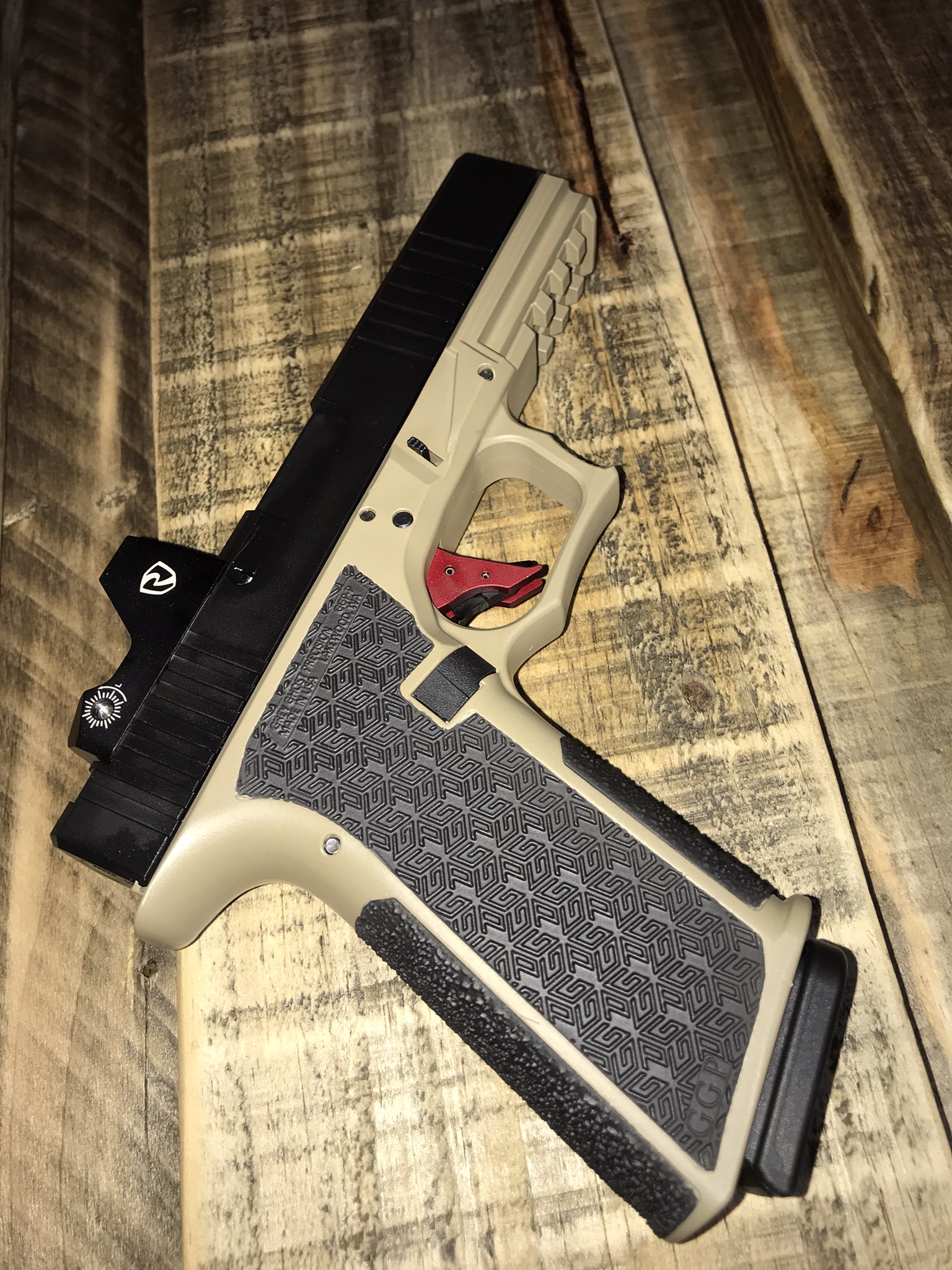 Glock Coating Custom Glock 17 coated with H-235 and H-146 | Cerakote