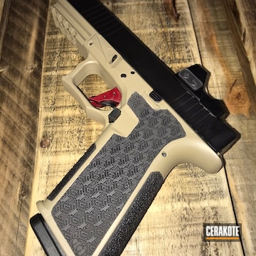Cerakoted Custom Glock 17 In H-235 And H-146