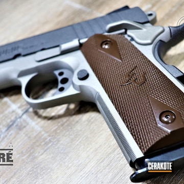 Taurus Pistol Cerakoted Using Barrett® Bronze, Titanium And Cobalt