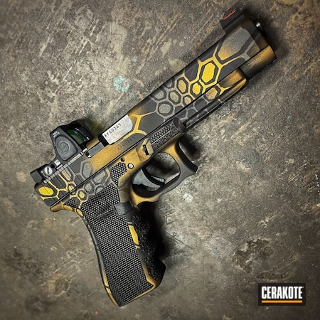 Powder Coating: Glock,S.H.O.T,Gold H-122,Armor Black H-190,Dragon Scale Camo,Sniper Grey H-234,Glock 34,Burnt Bronze H-148,Custom Glock,Kryptek