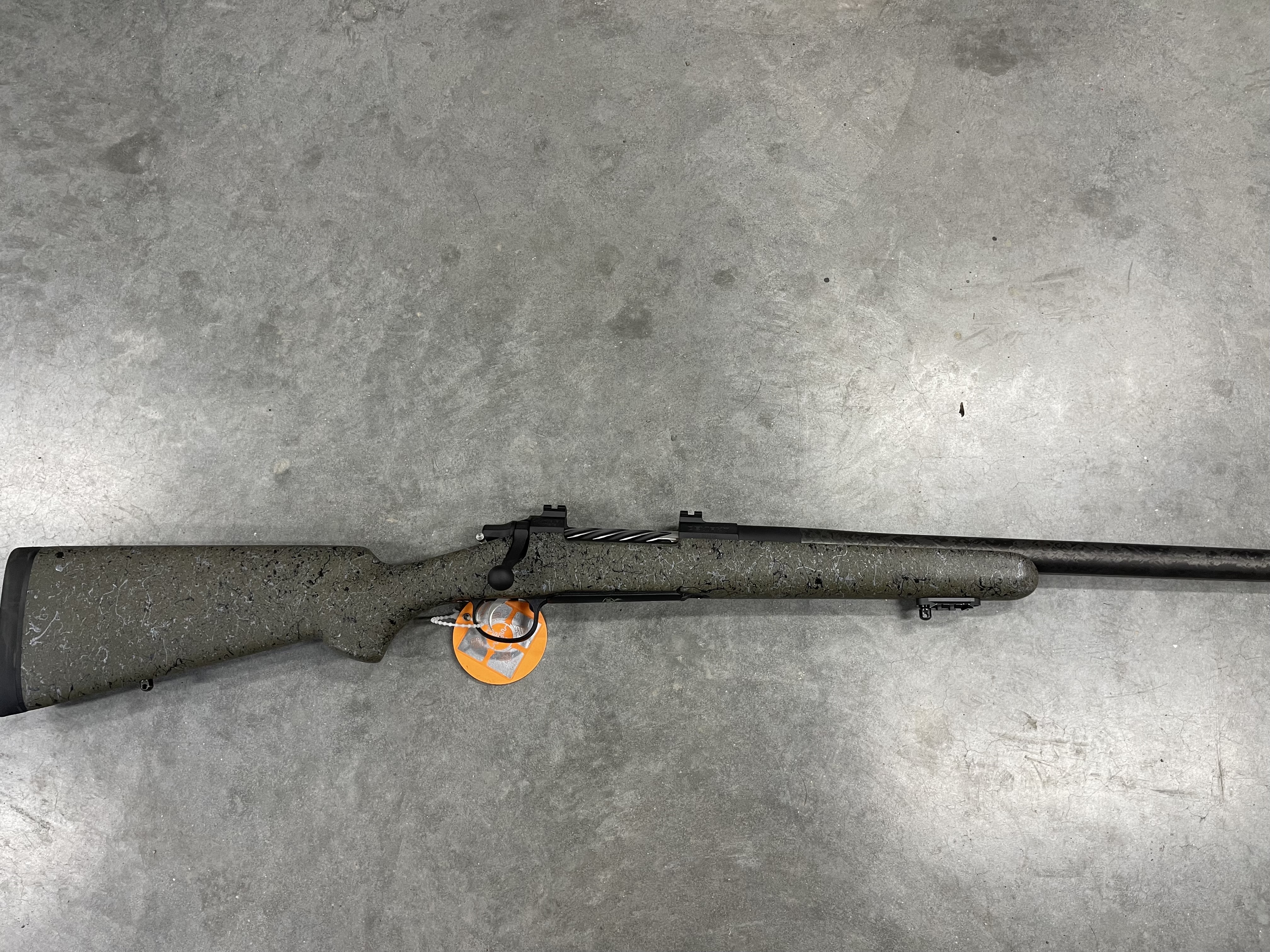 Chipped Coating Rifle Bolt Action Rifle Cerakoted using Graphite Black | Cerakote