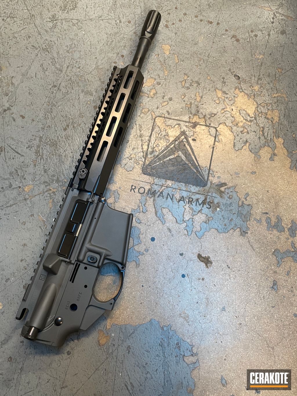 Ar Build Cerakoted Using Cerakote Glacier Black Sniper Grey And Blackout Cerakote Ar Build Cerakoted Using Cerakote Glacier Black Sniper Grey And Blackout Cerakote