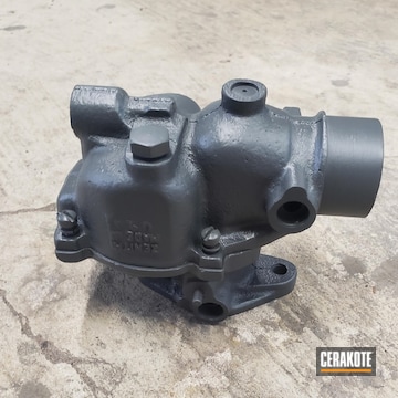 Carburetor Part From Farmall Tractor Cerakoted Using Concrete
