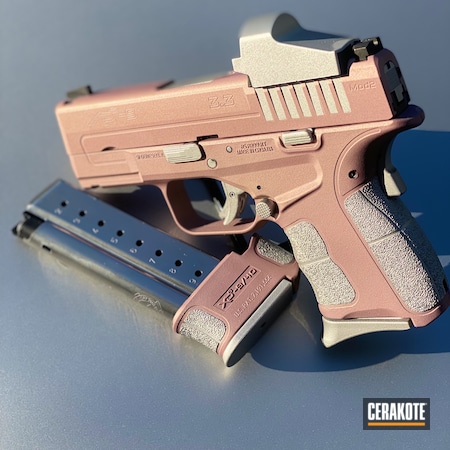 Powder Coating: 9mm,Satin Aluminum H-151,Pink,XDS,PINK CHAMPAGNE H-311,S.H.O.T,Pistol,Springfield Armory