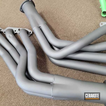Exhaust Headers Cerakoted Using Glacier Forge And Piston Coat (oven Cure)