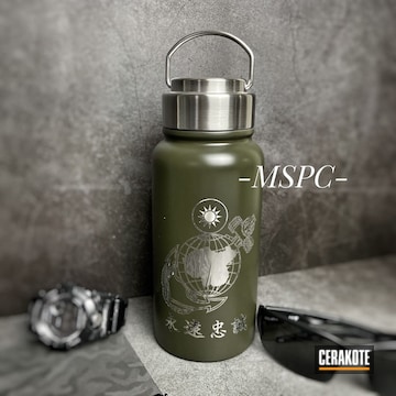 Thermos Cerakoted Using Mil Spec O.d. Green