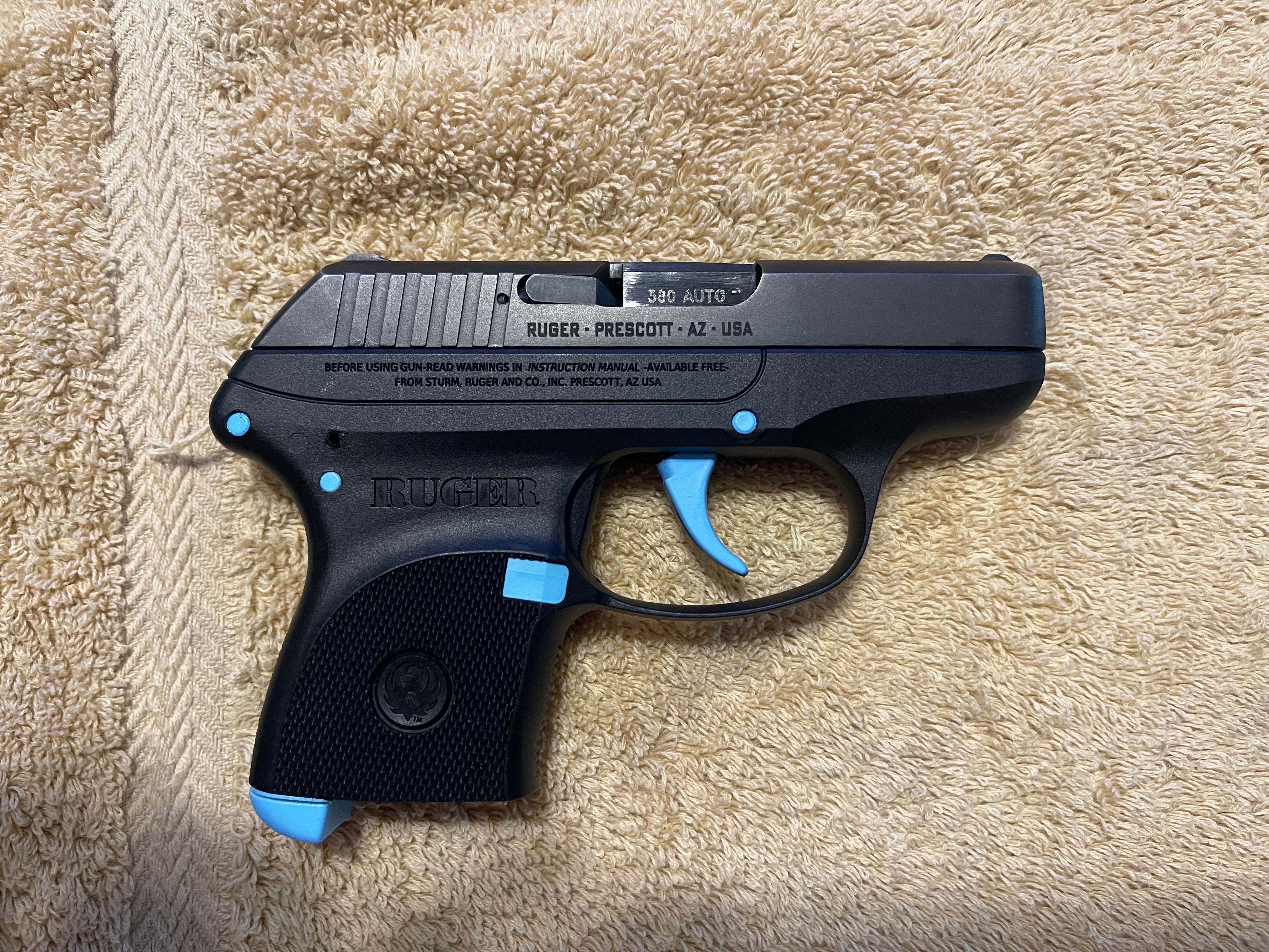 Ruger LPC Cerakoted using Blue Raspberry | Cerakote