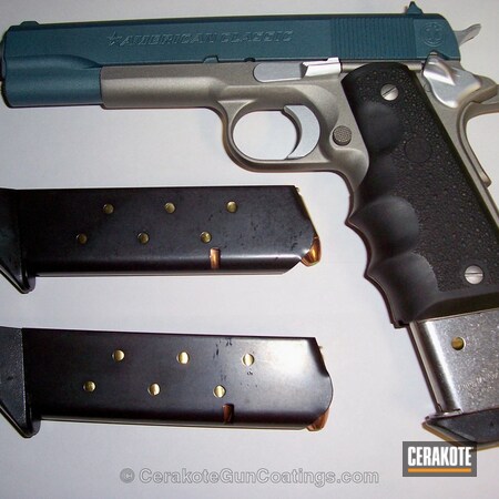 Powder Coating: Satin Aluminum H-151,Handguns,Blue Titanium H-185,Titanium H-170