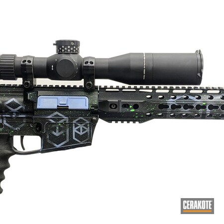 Powder Coating: Graphite Black H-146,Zombie Green H-168,AR 10,AR Rifle,S.H.O.T,POLAR BLUE H-326,.308