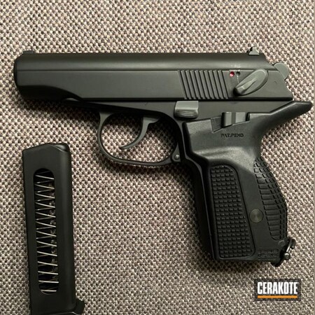 Powder Coating: Firearm,S.H.O.T,Pistol,Makarov,Armor Black H-190