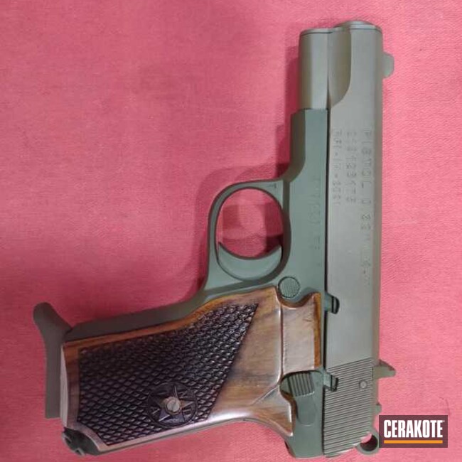 Pistol Cerakoted Using Glock® Fde