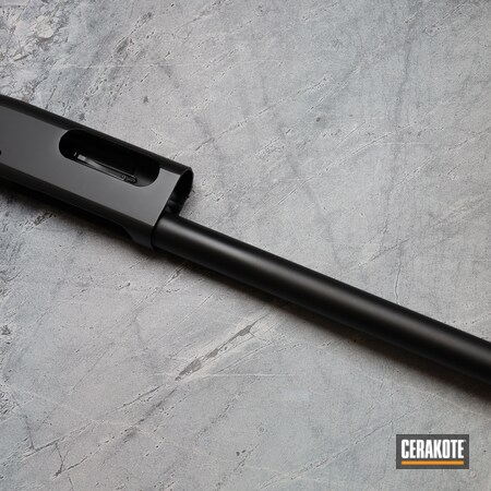 Powder Coating: Wingmaster,Graphite Black H-146,12 Gauge,Shotgun,S.H.O.T,Remington,870,12g