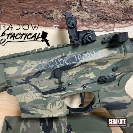 Powder Coating: Chocolate Brown H-258,S.H.O.T,AR Custom Build,JESSE JAMES EASTERN FRONT GREEN  H-400,O.D. Green H-236,Vietnam Tiger Stripe Camo,Tungsten H-237,Coyote Tan H-235
