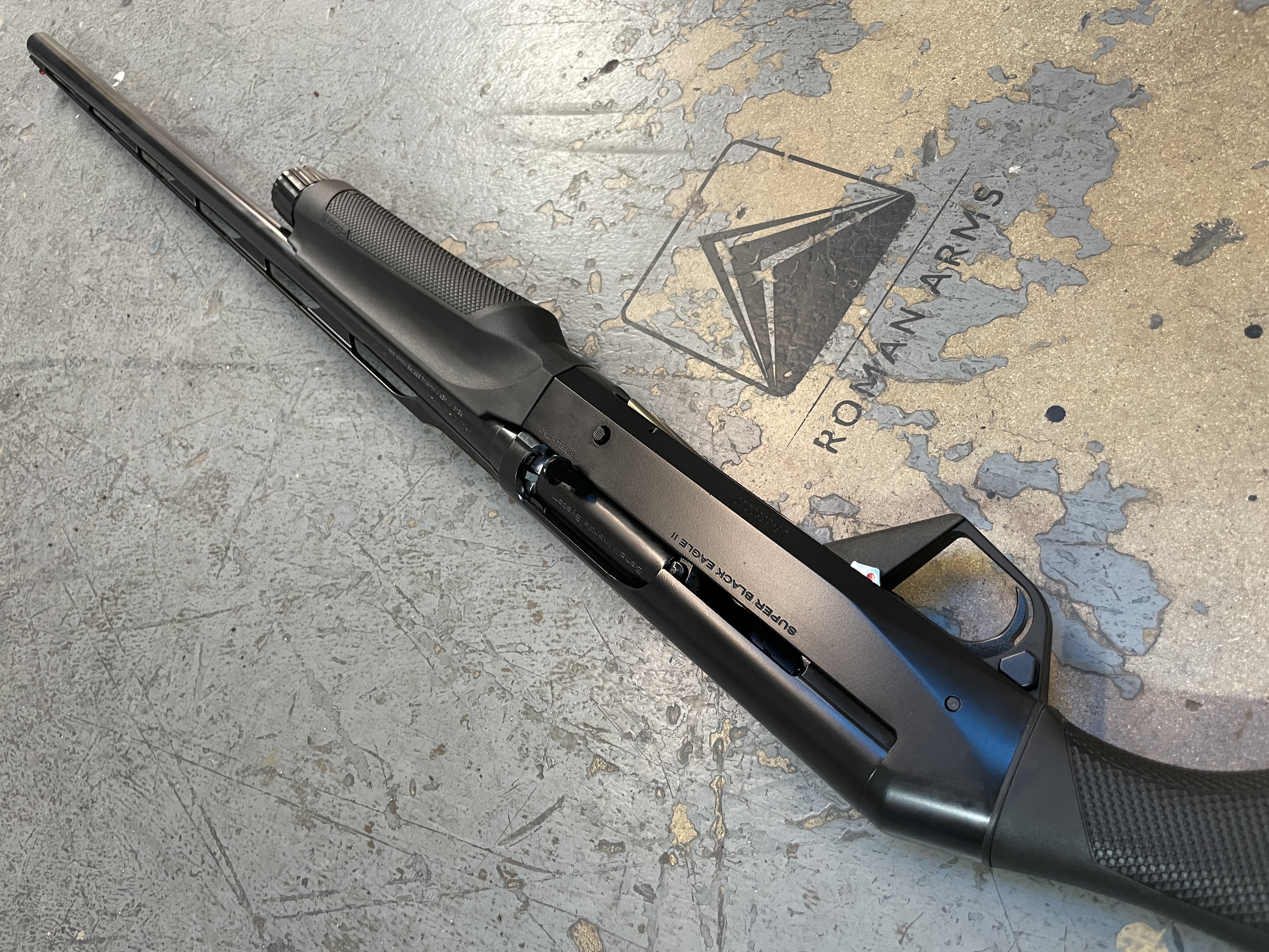 Benelli Shotgun Cerakoted using Blackout | Cerakote