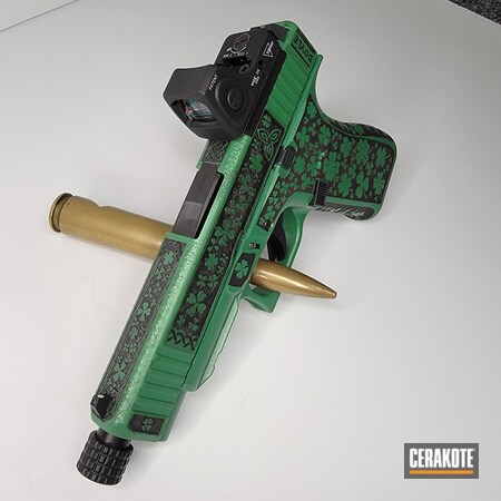 Powder Coating: S.H.O.T,Custom Pistol,Armor Black H-190,Glock 48,Cerakote FX HUNTER FX-103,SQUATCH GREEN H-316,Custom Glock