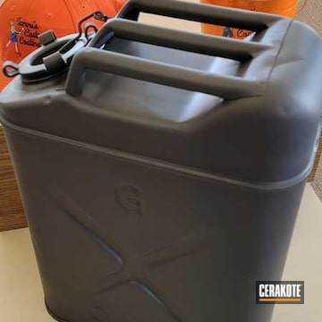 Jerry Can Cerakoted Using Tungsten