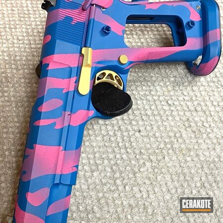 Powder Coating: 1911,S.H.O.T,SIG™ PINK H-224,Springfield 1911,Gold H-122,Bright Purple H-217,Sky Blue H-169