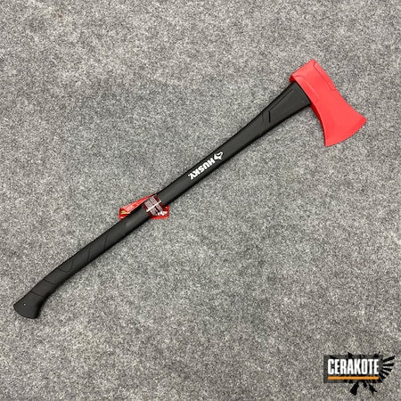 Powder Coating: Firefighter Tool,Tools,S.H.O.T,Axe,Firefighter,Husky,FIREHOUSE RED H-216,Tool