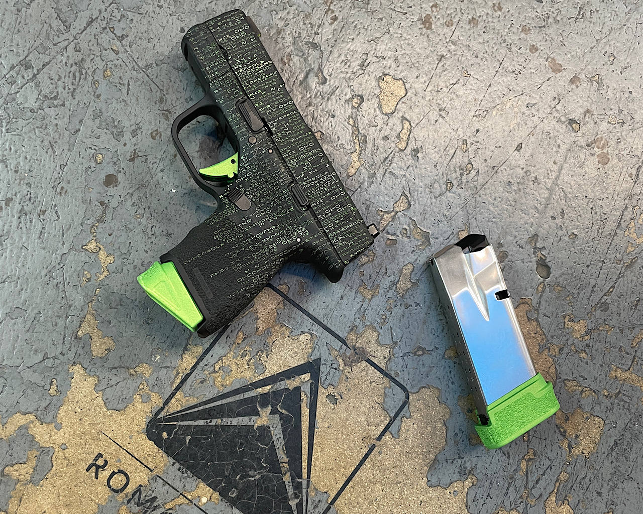 Matrix Themed Springfield Armory Hellcat Cerakoted using Cerakote FX ...