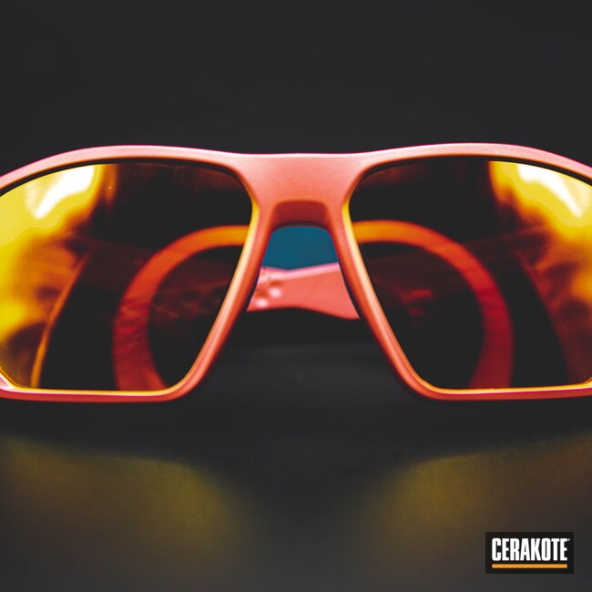 Cerakoted: Sunglasses,Oakley,USMC Red H-167