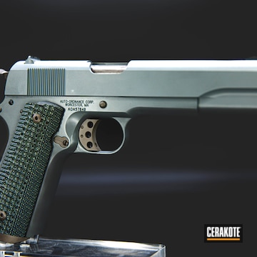 1911 Cerakoted Using Earth And Storm