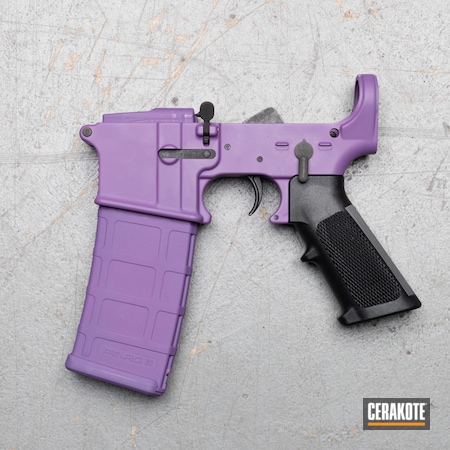 Powder Coating: AR-15 Lower,S.H.O.T,Bright Purple H-217,Lower