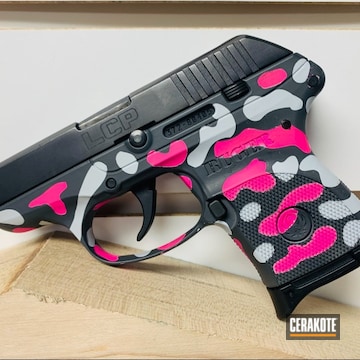 Ruger Lcr Cerakoted Using Combat Grey And Prison Pink
