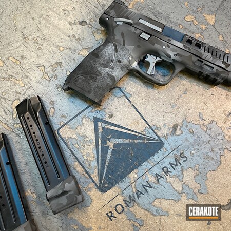 Powder Coating: Smith & Wesson M&P,Graphite Black H-146,Smith & Wesson,S.H.O.T,Sniper Grey H-234,Bull Shark Grey H-214