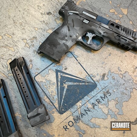 Powder Coating: Smith & Wesson M&P,Graphite Black H-146,Smith & Wesson,S.H.O.T,Sniper Grey H-234,Bull Shark Grey H-214