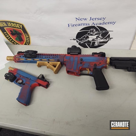 Powder Coating: 9mm,NRA Blue H-171,S.H.O.T,Pistol,G34,USMC Red H-167,Glock 34