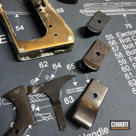 Powder Coating: Titanium E-250,S.H.O.T,Pistol,Beretta,Armor Black H-190